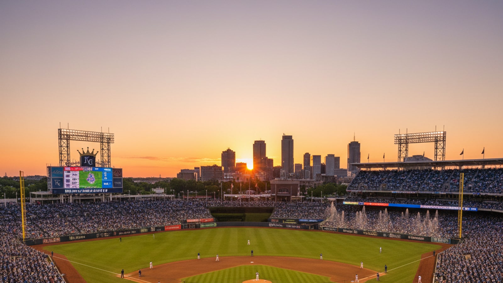 How long have the Kansas City Royals been at Kauffman Stadium?
