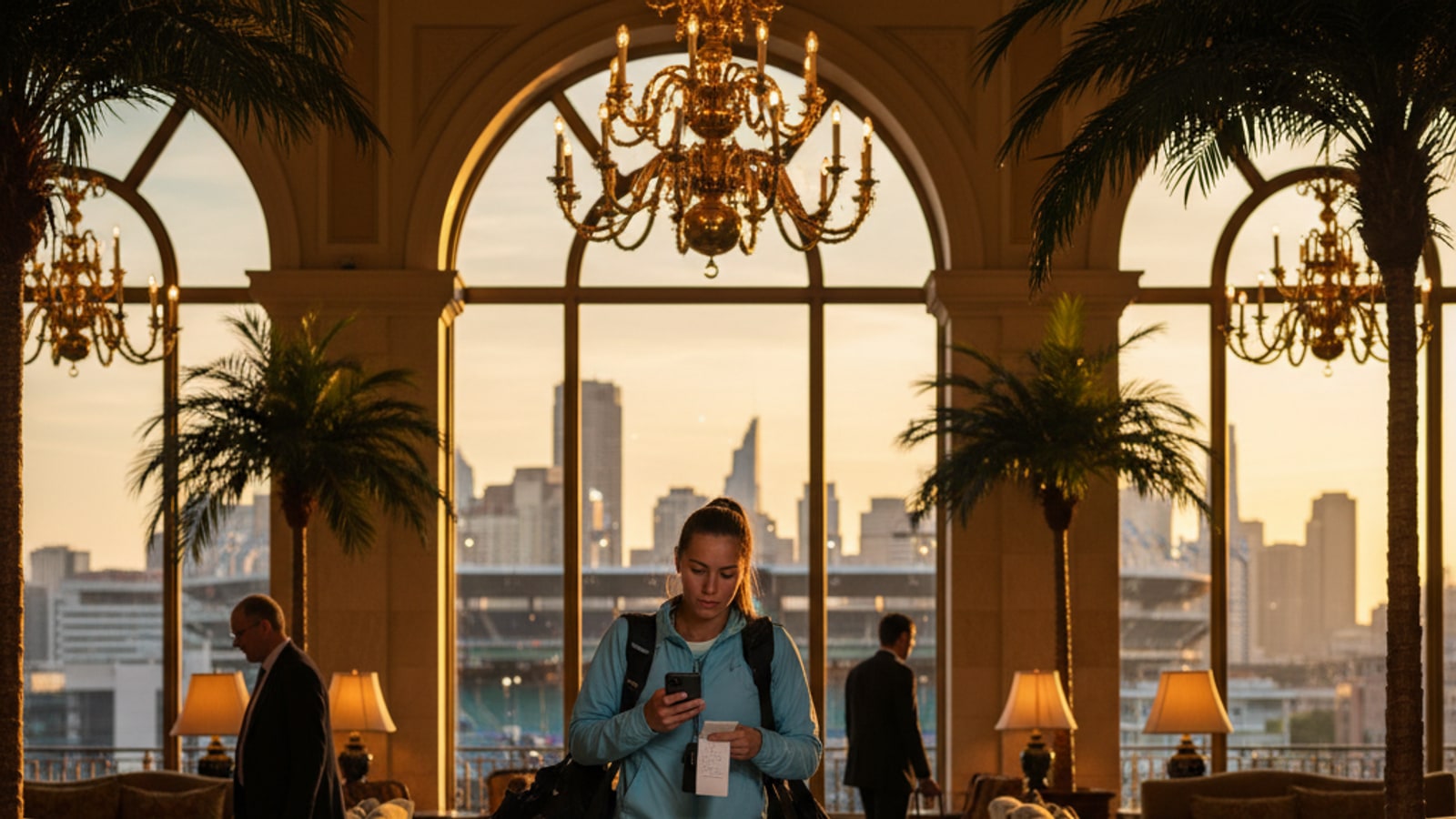 Do tennis players pay for their hotels?