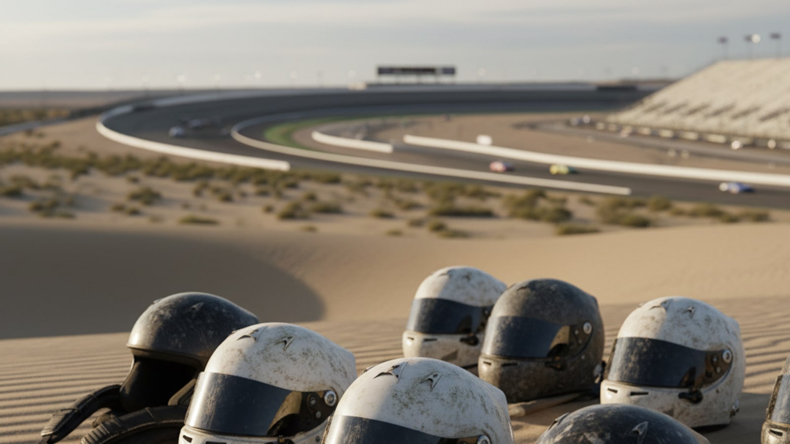 What do NASCAR drivers wear on their heads?