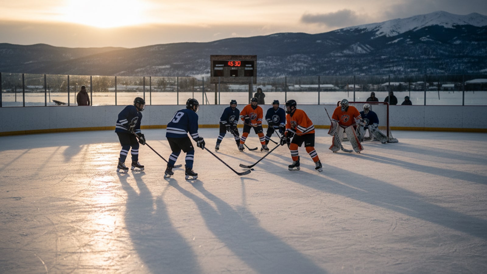 How many goals are scored in a 60-minute hockey game?