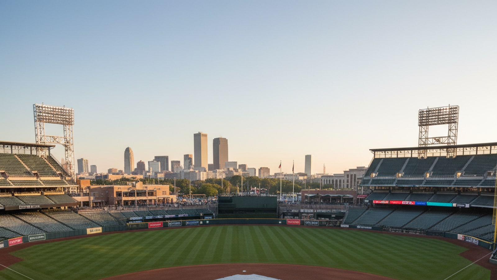 What are the dimensions of an MLB baseball field?