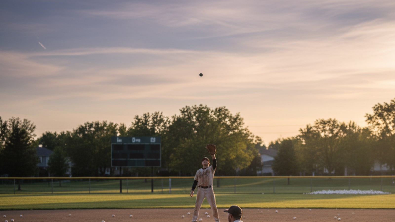 What percentage of fly balls are outs?