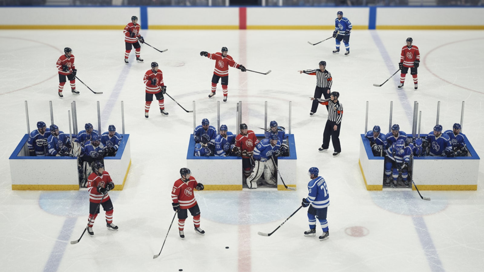 What is too many men on the ice in hockey?