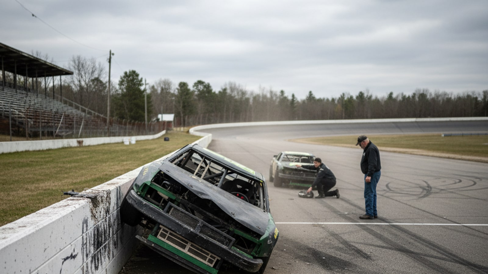 How did Dale Earnhardt Sr. hit the wall?