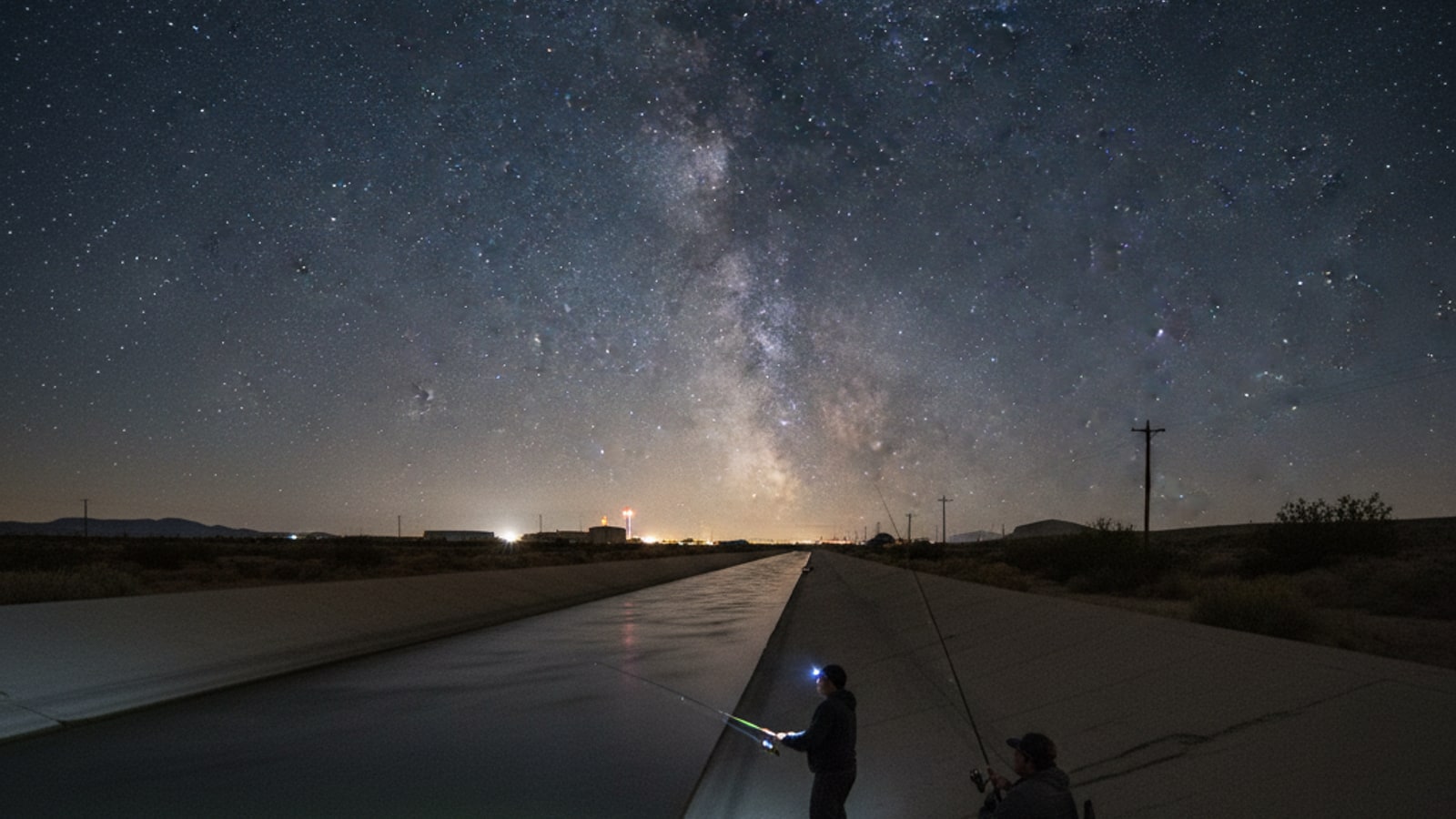Can you fish in the California Aqueduct at night?