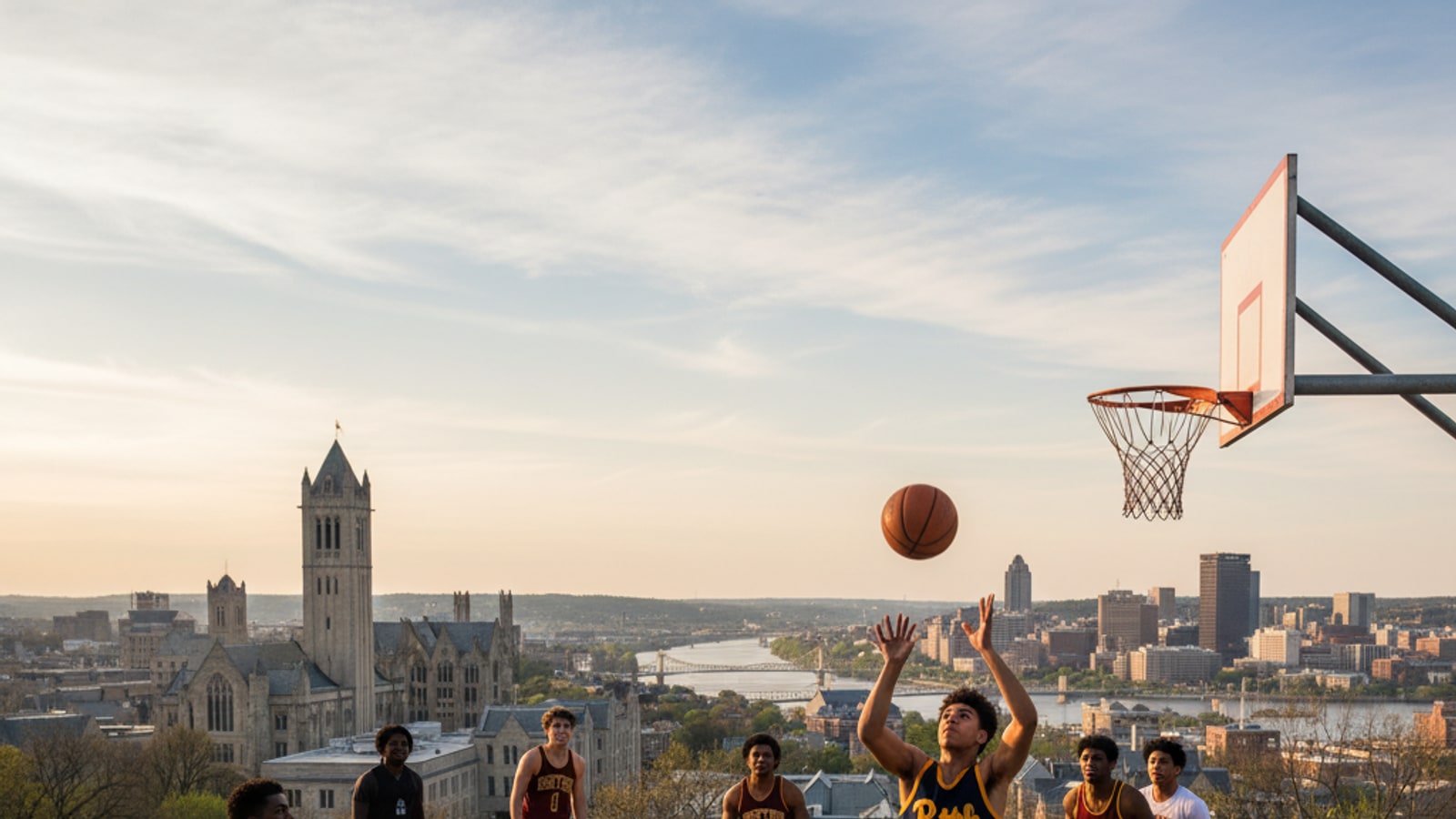 How long has the University of Pittsburgh basketball team been playing?
