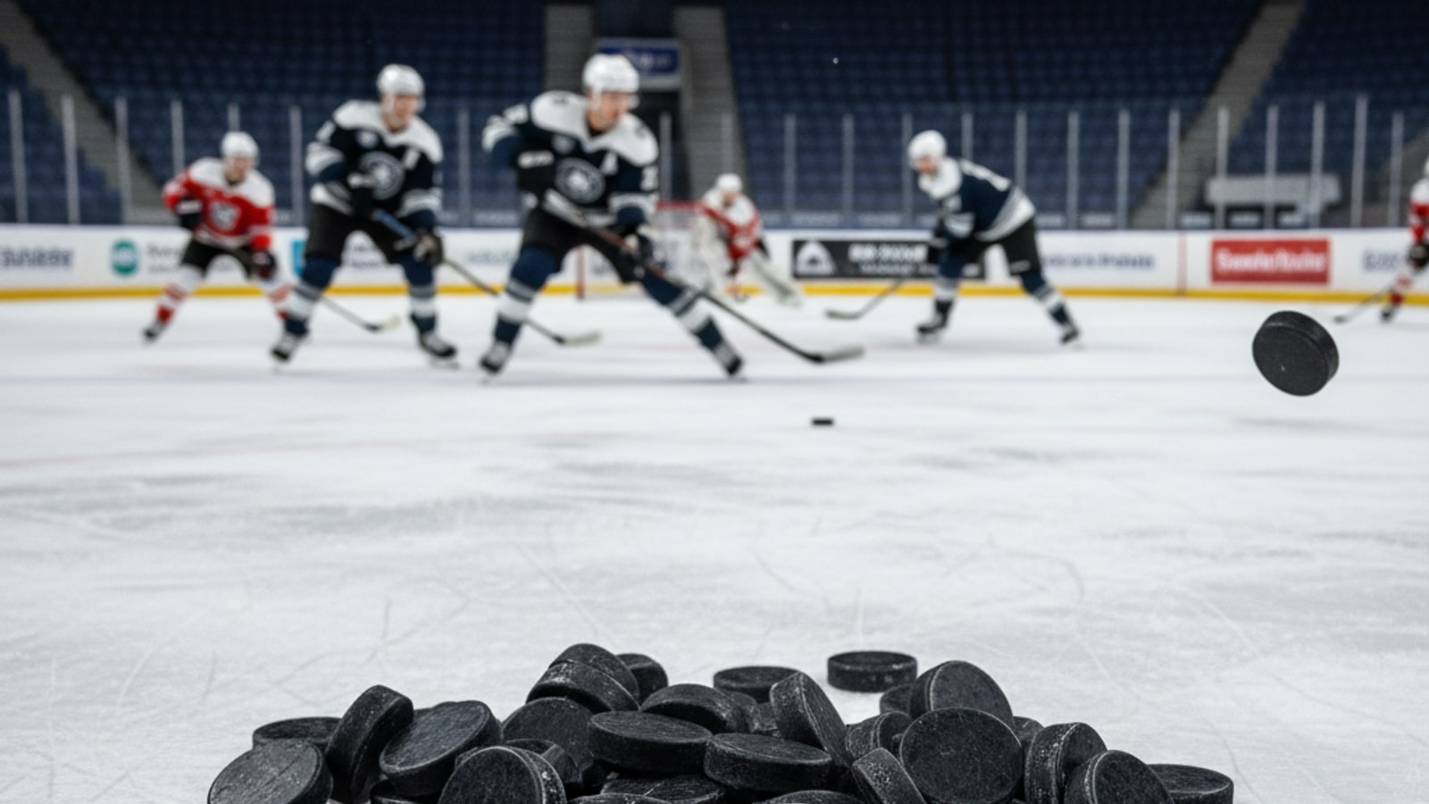 How many pucks do they go through in an NHL game?