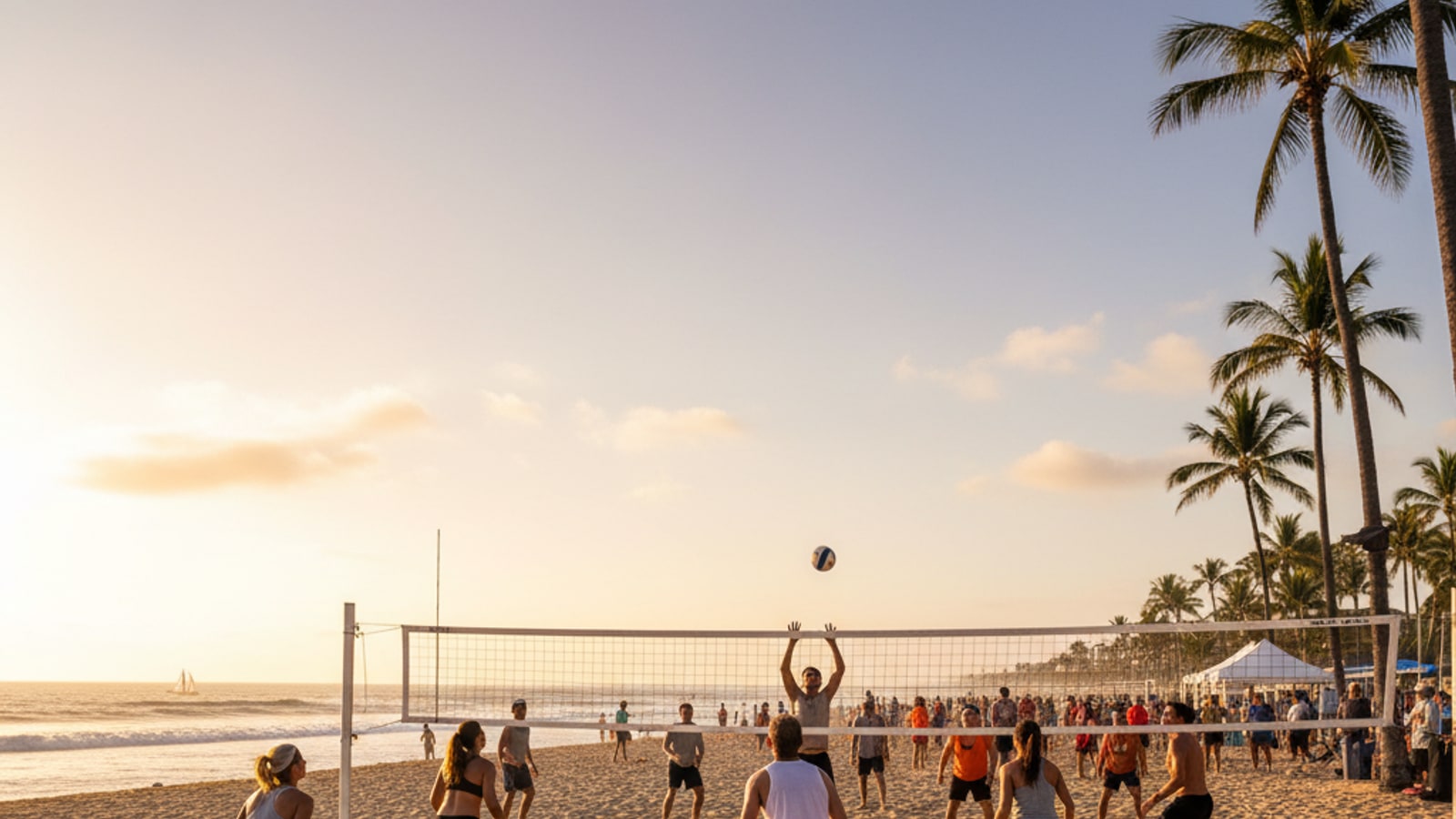 How is volleyball played?