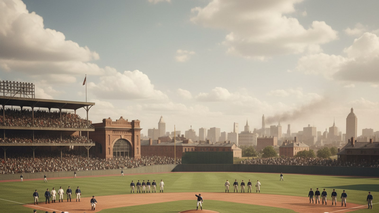 When did the National League expand to eight teams?