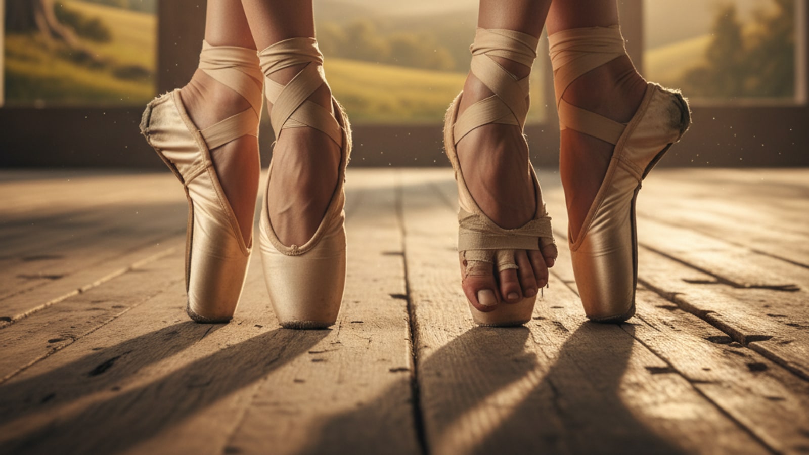 What does it mean if a dancer has bad feet?