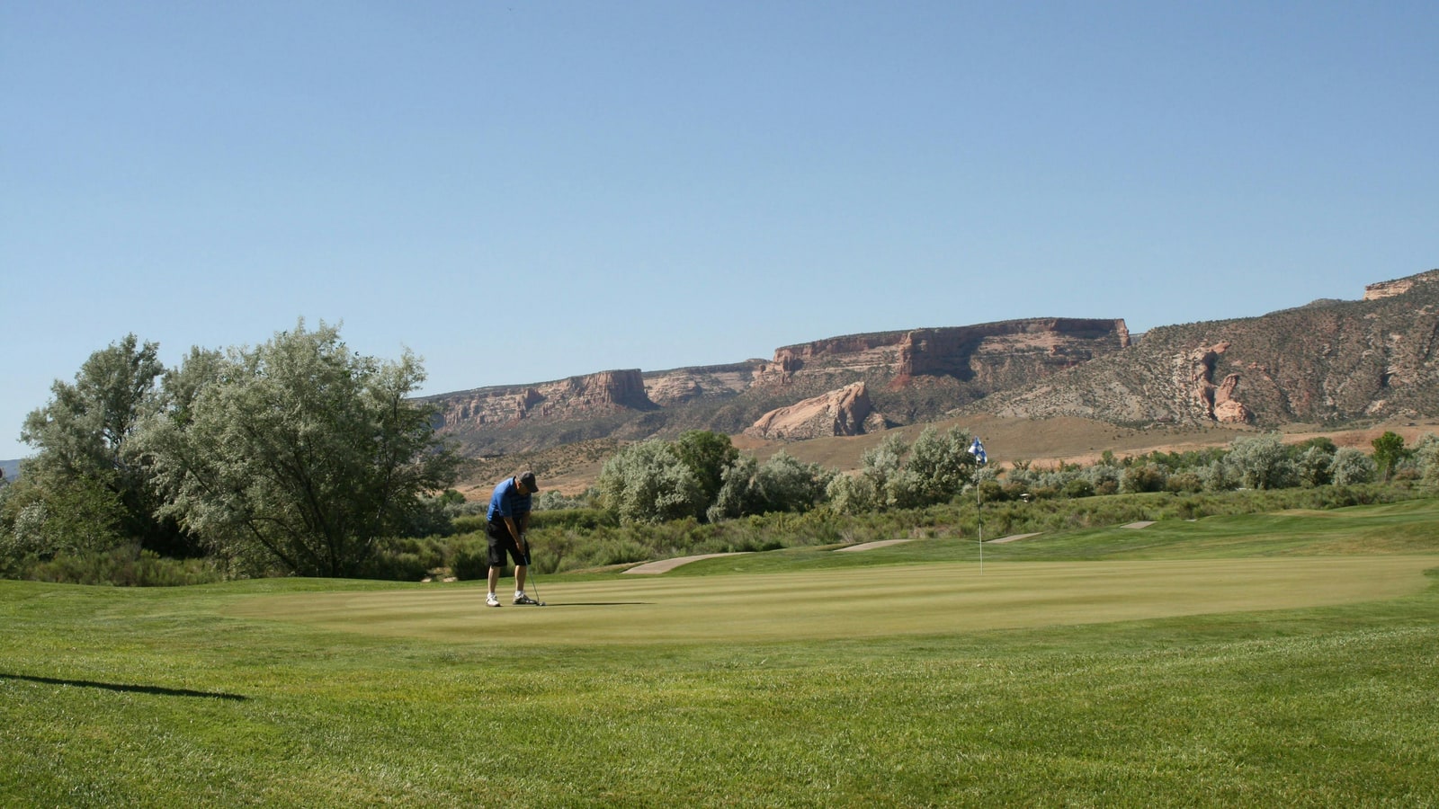 Where was the first game of golf played in the United States?