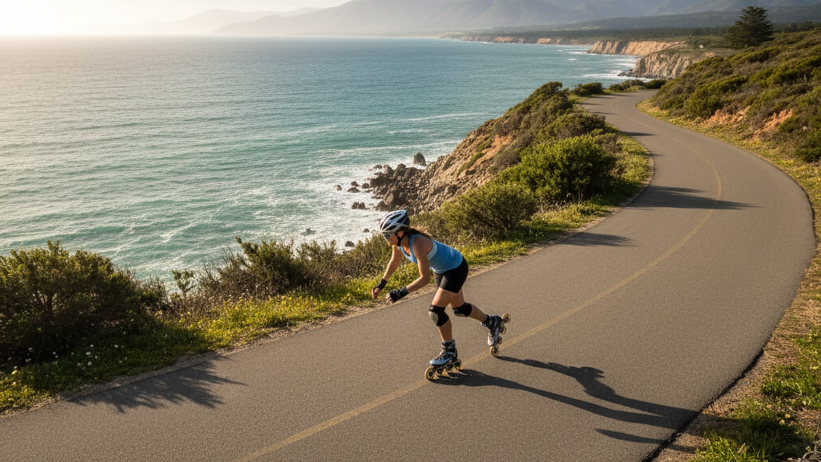 How many miles should I rollerblade?