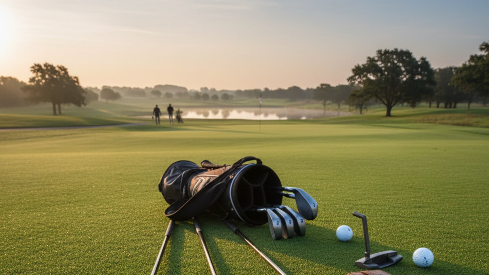 What kind of wood clubs do golfers use?