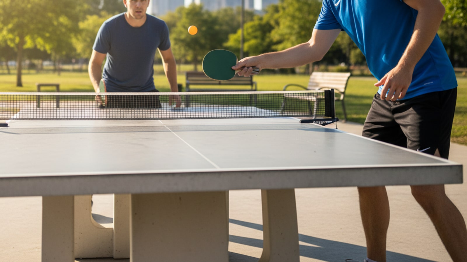 What is an illegal serve in ping-pong?