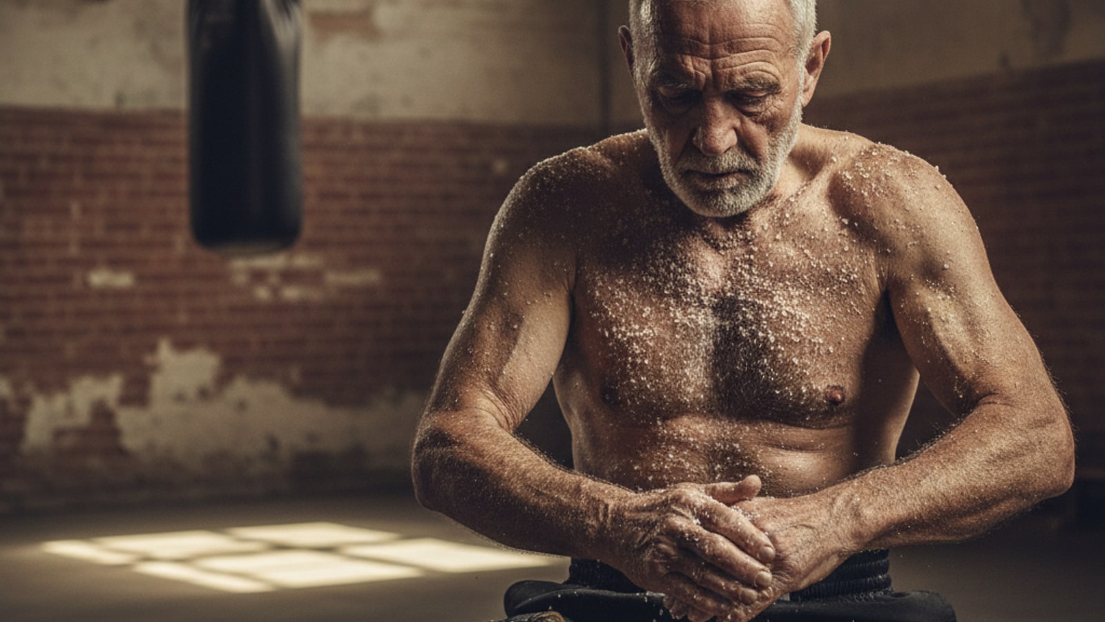 Did old boxers rub salt on their skin?