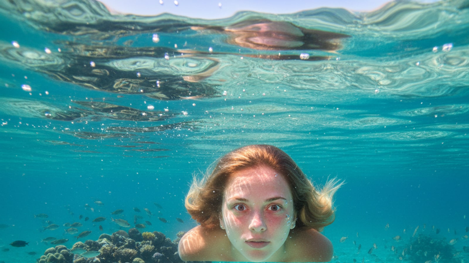 Can you open your eyes in salt water with contacts?