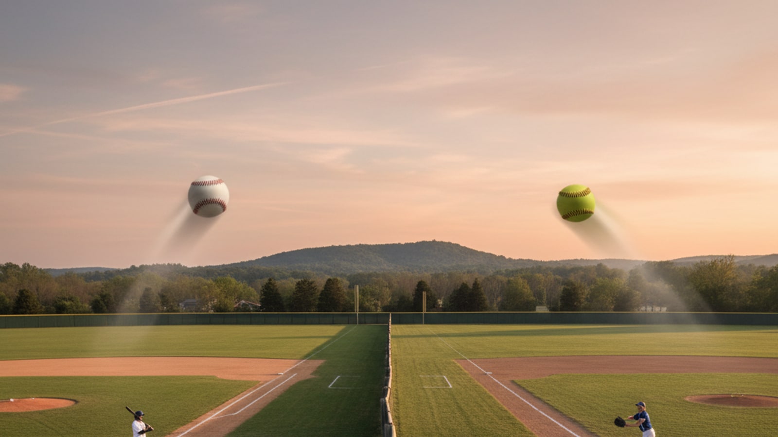 Is a baseball harder than a softball?