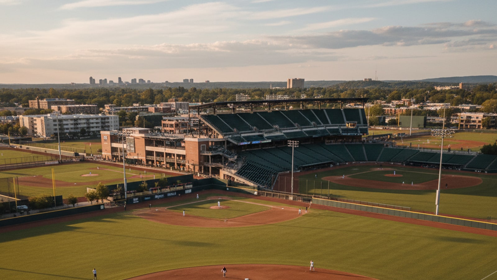 Are there any professional leagues in baseball?