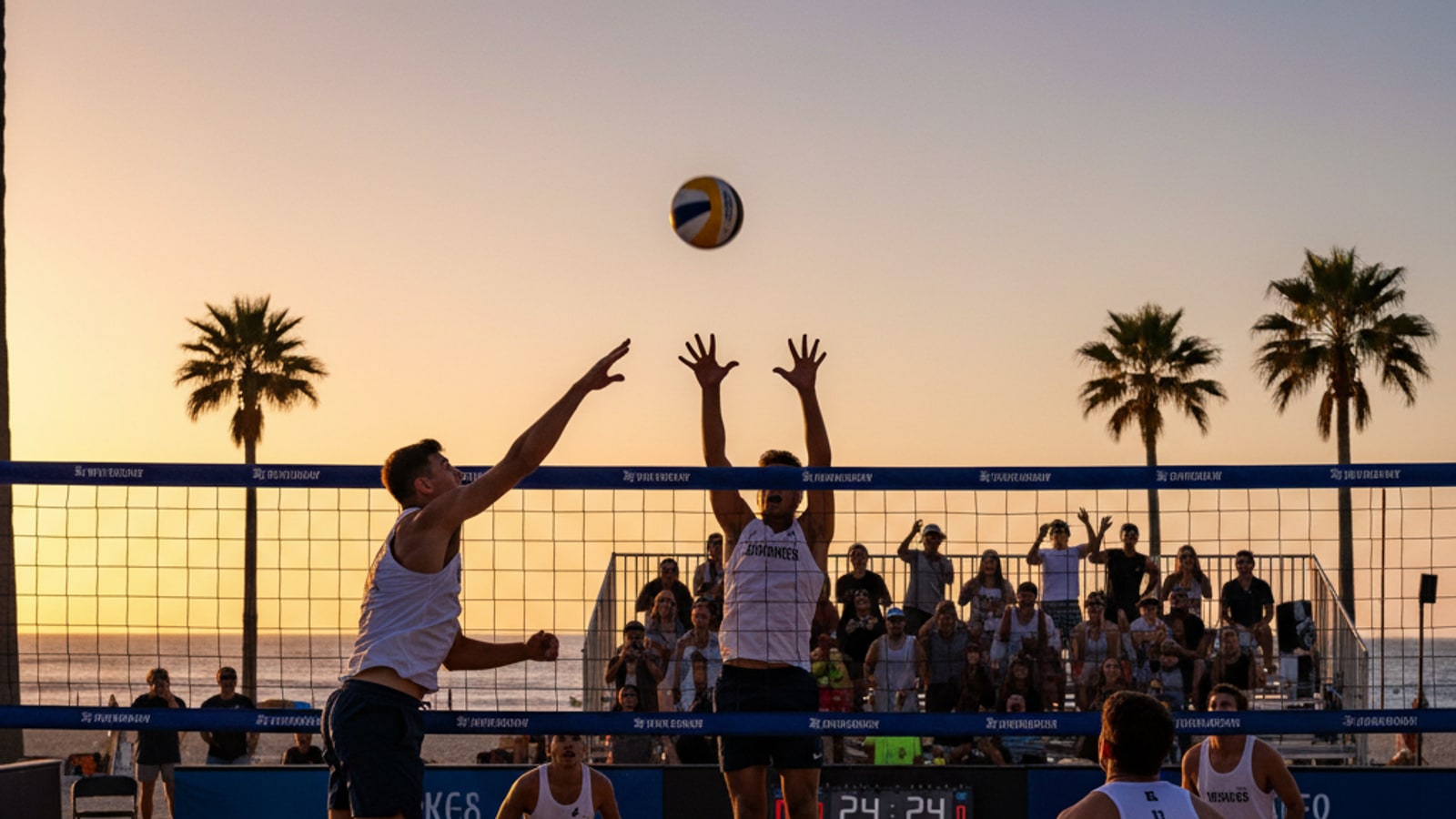 How do you break a tie in 24 x 24 in volleyball?