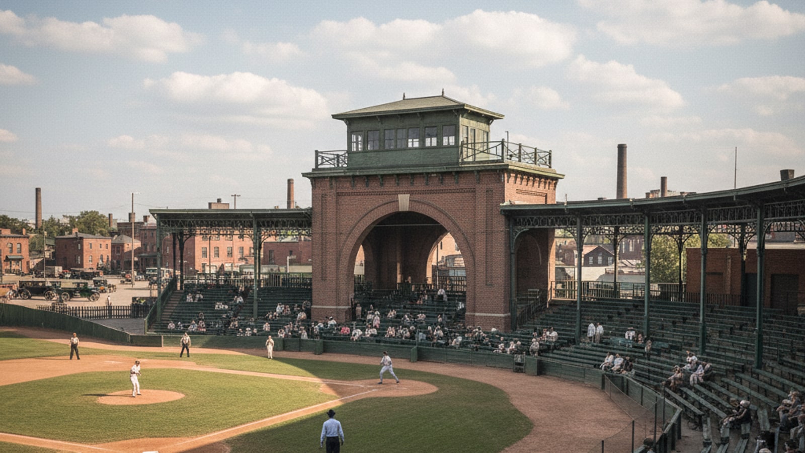 What kinds of stadiums were built in the 1920s?
