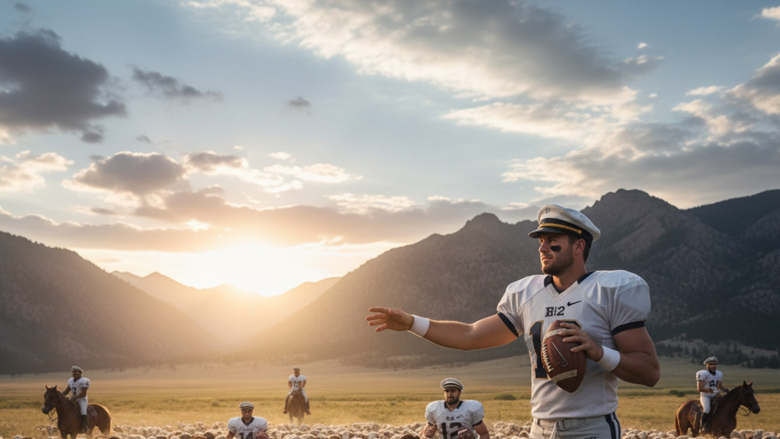 How many punters are captains?