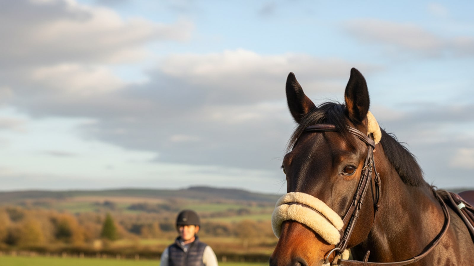 What are sheepskin nosebands used for?