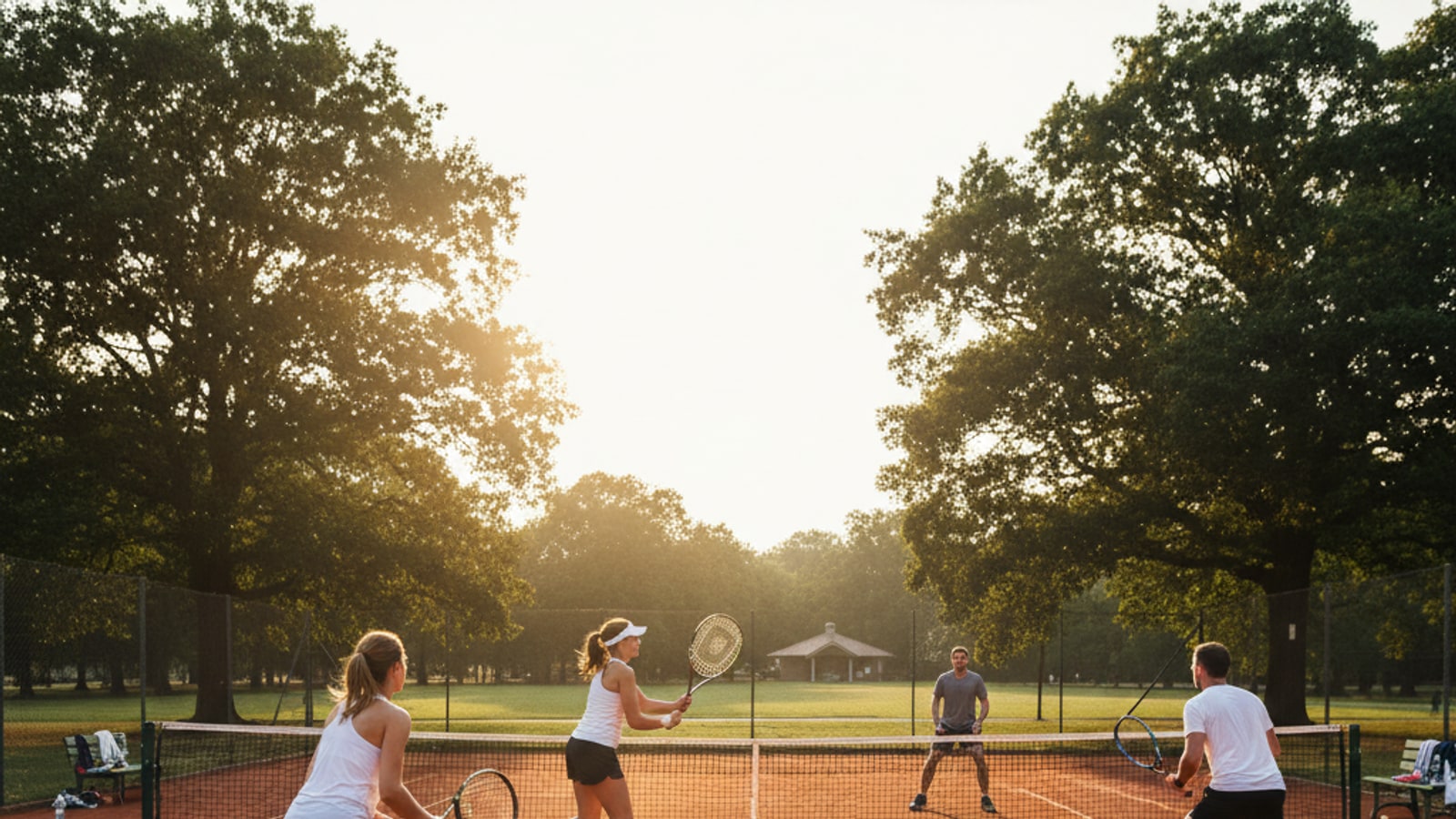 How many calories does 2 hours of doubles tennis burn?