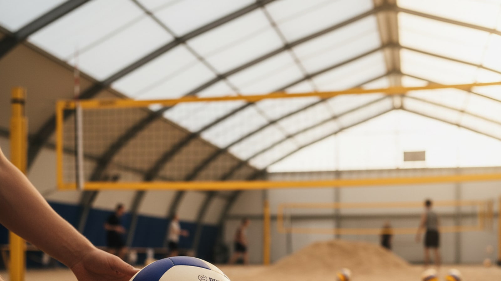 What is the weight of a volleyball?