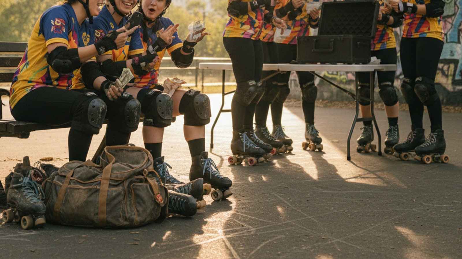 Do people get paid for roller derby?