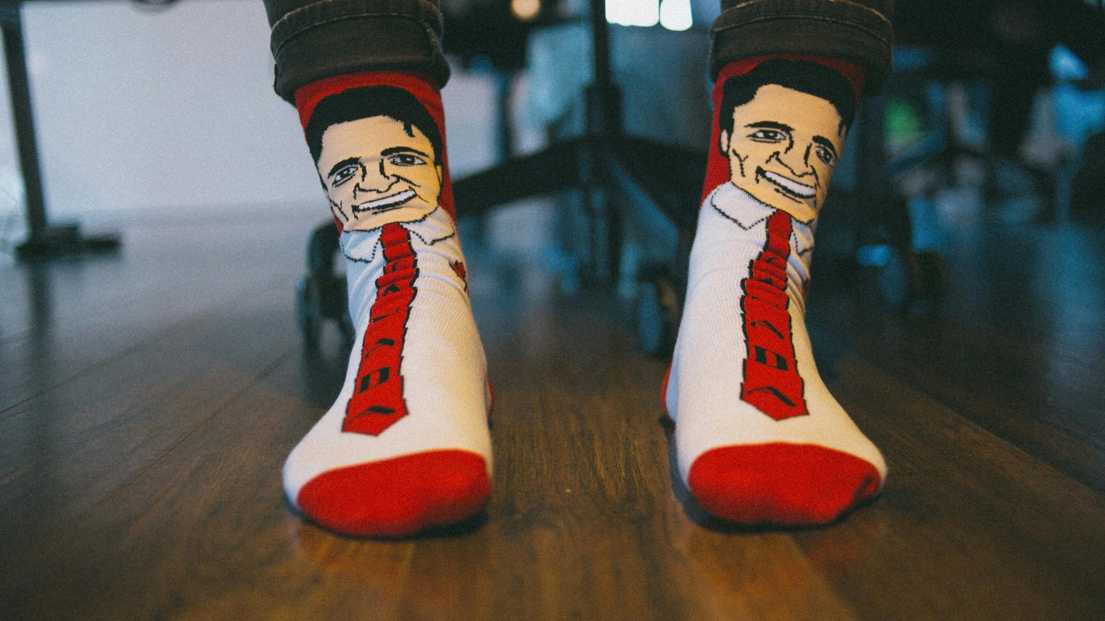 Why do gymnasts wear socks?