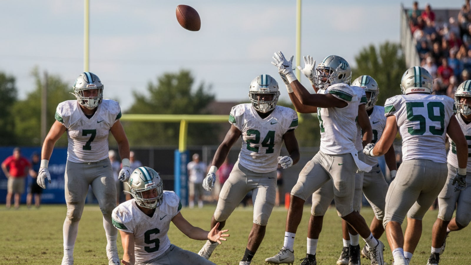 Can a blocked punt be punted again?