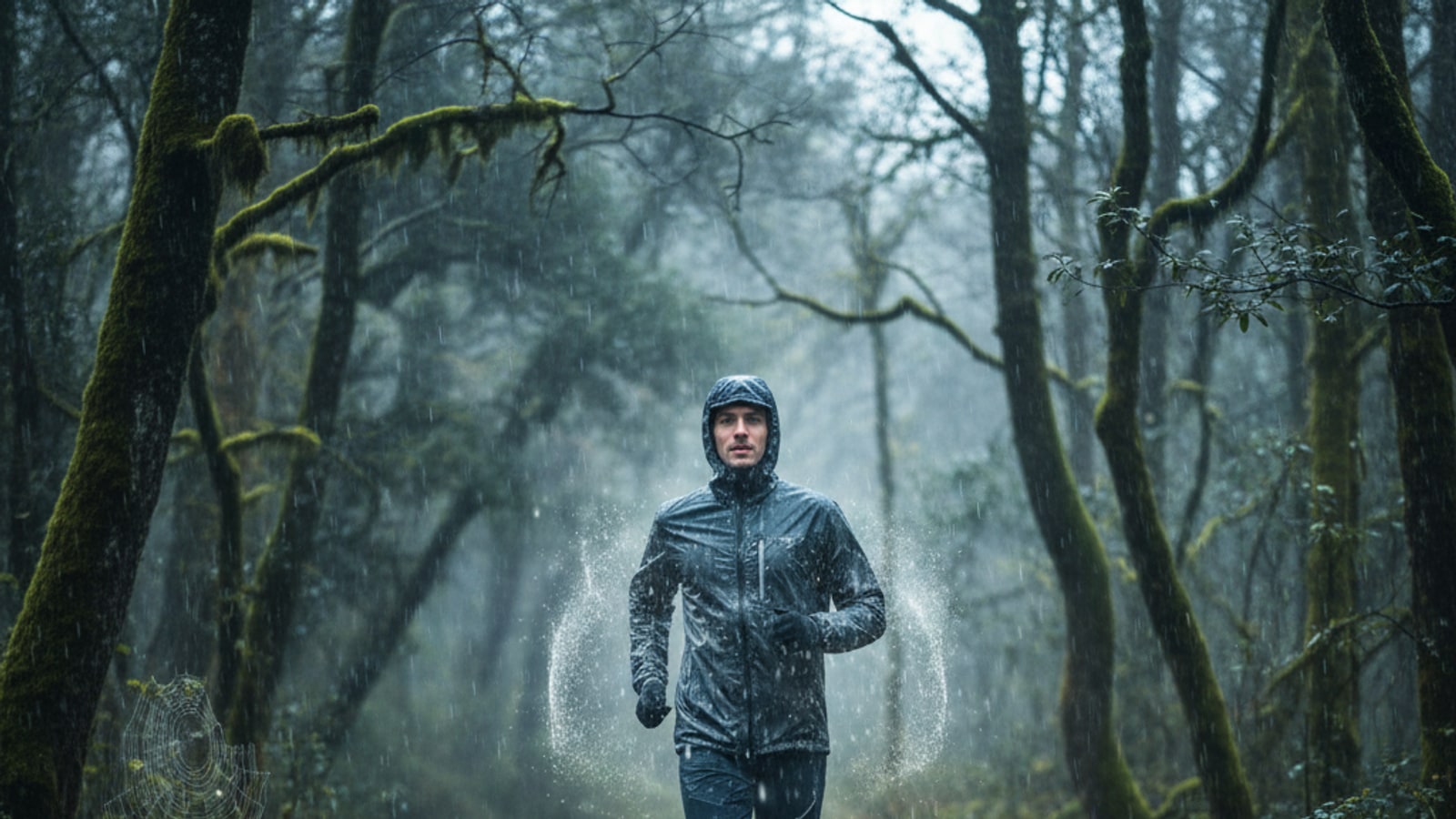 How do you stay dry while running in the rain?