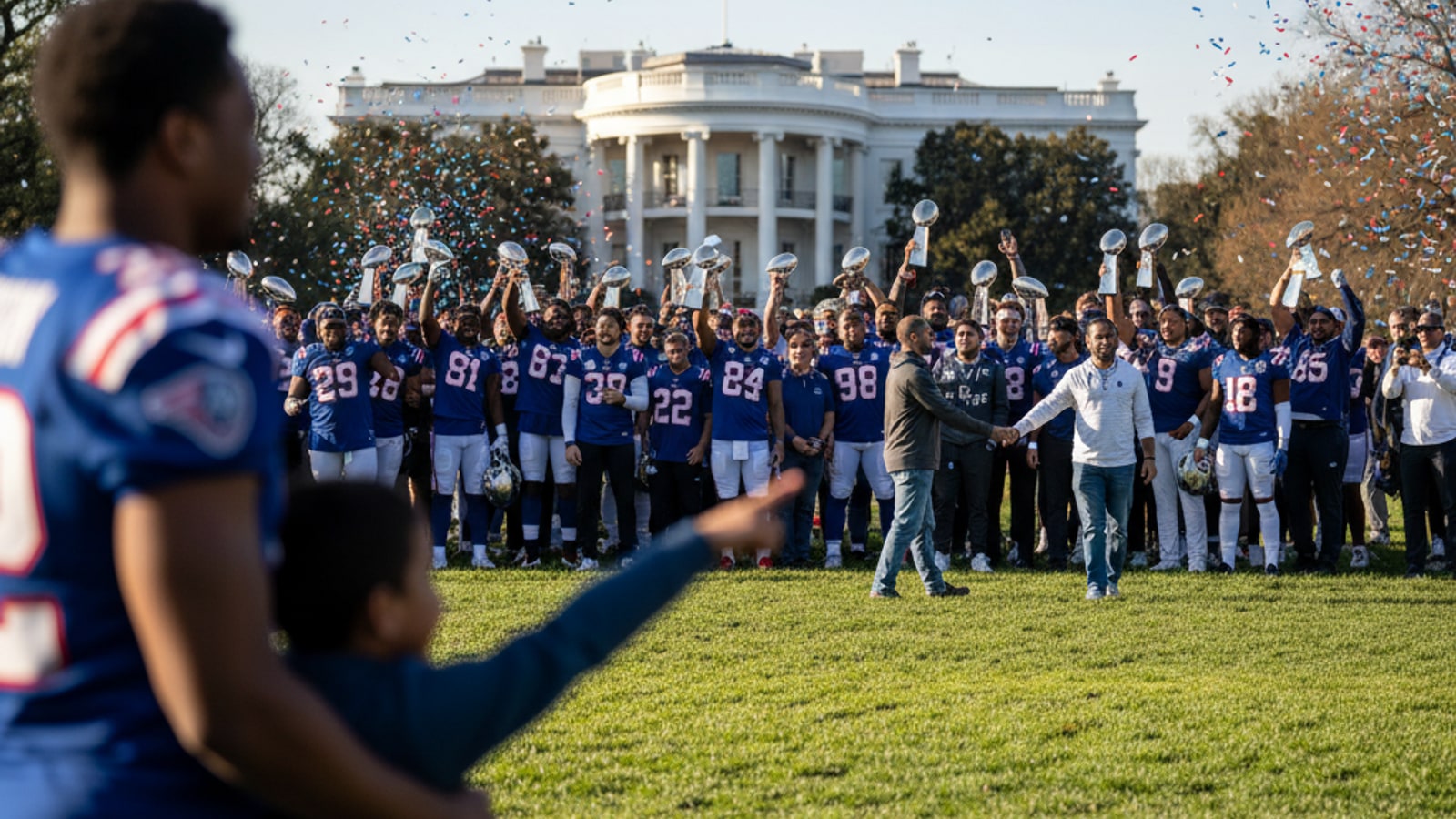 Did the Patriots go to the White House?