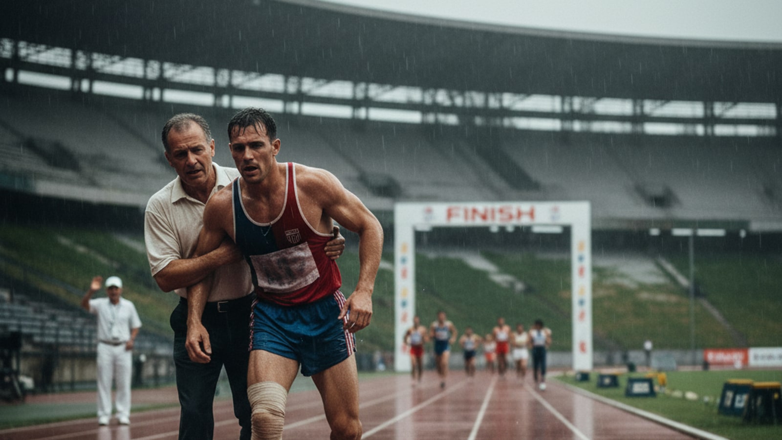 Did Derek Redmond win?
