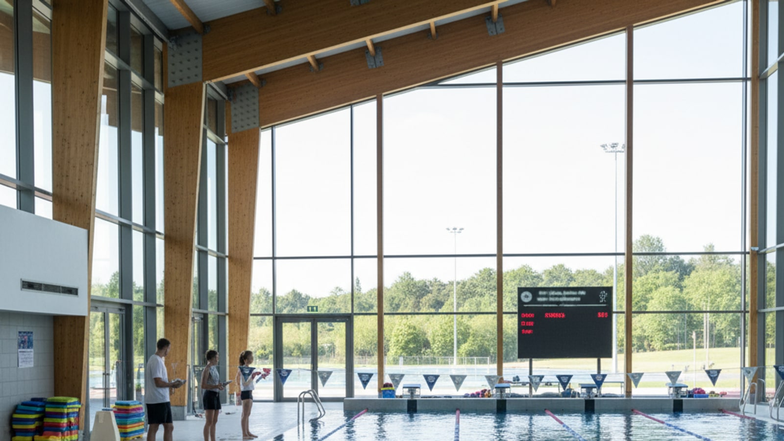 How many laps is 500 meters in a pool?