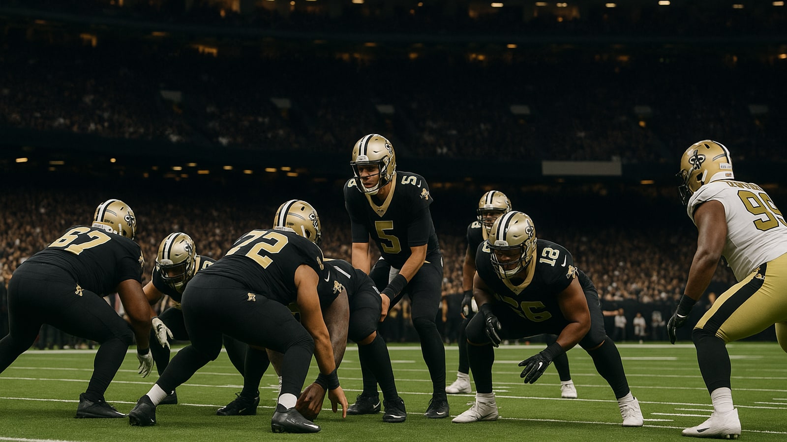When do the New Orleans Saints play in the Superdome?