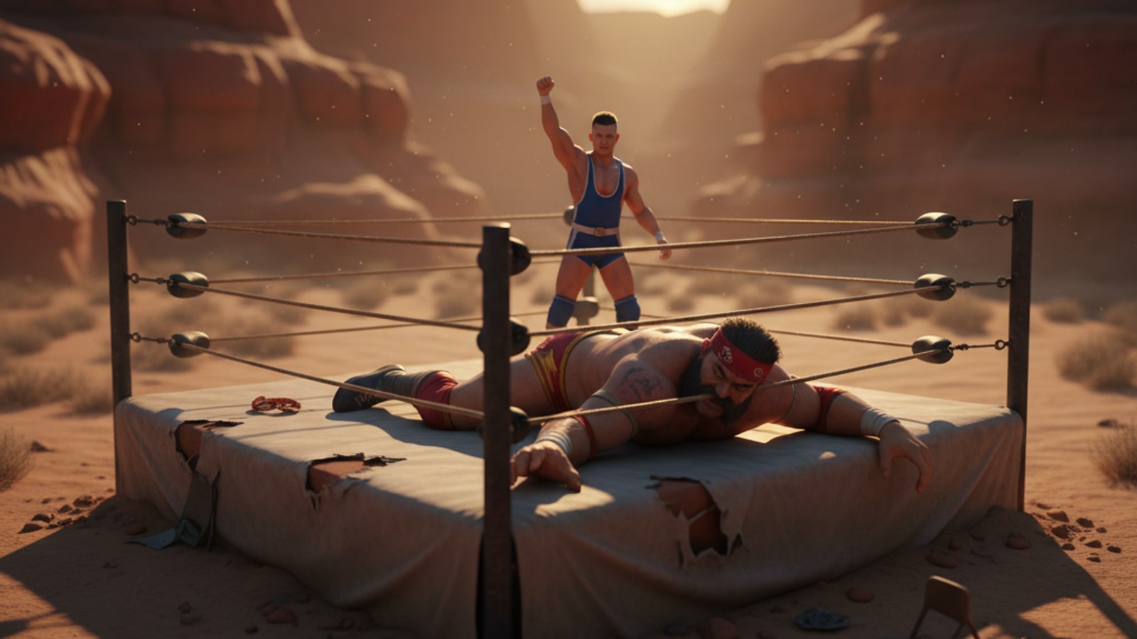 How did Hulk Hogan lose to Kurt Angle?