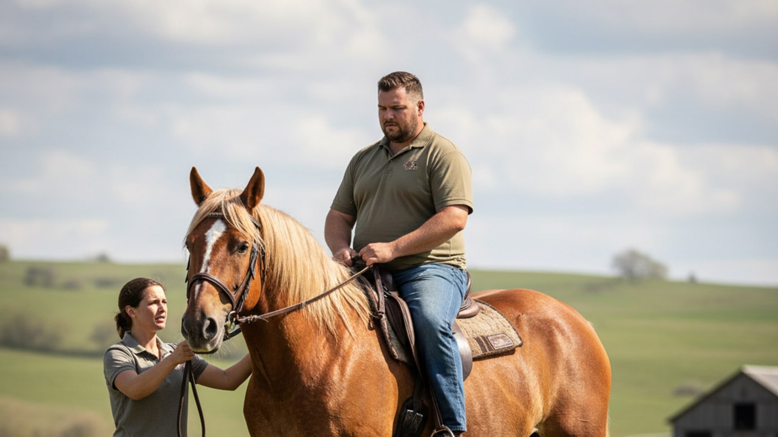Is 100 kg too much to ride a horse?