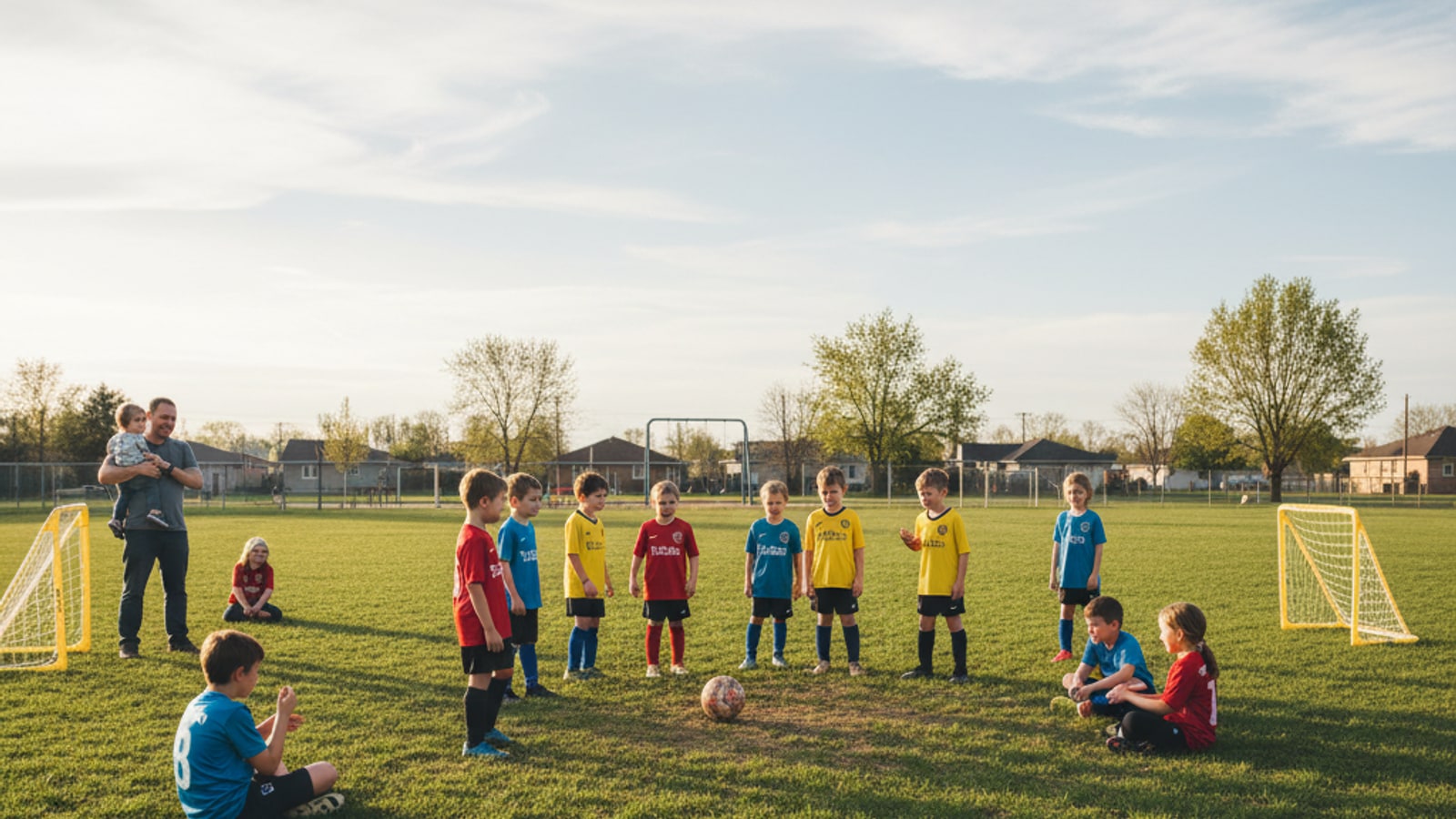 How long is a 10-year old soccer game?