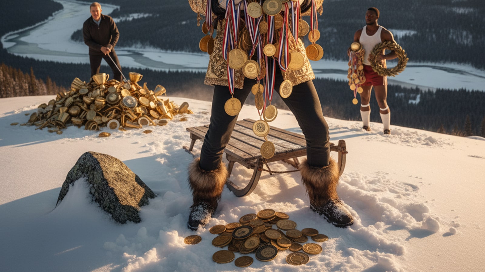 How many gold medals does Johnny Weir have?