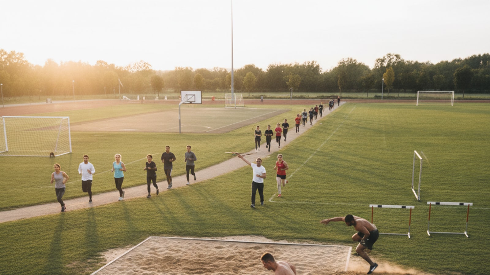 How does track and field improve athletes for other sports?