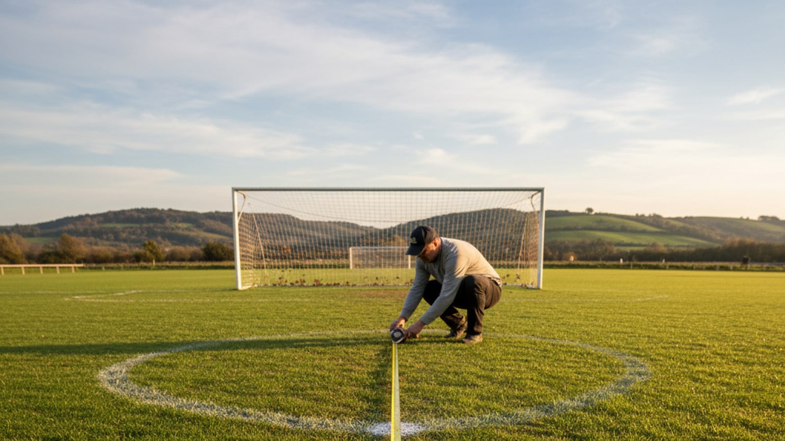 How far is the penalty spot from the goal?