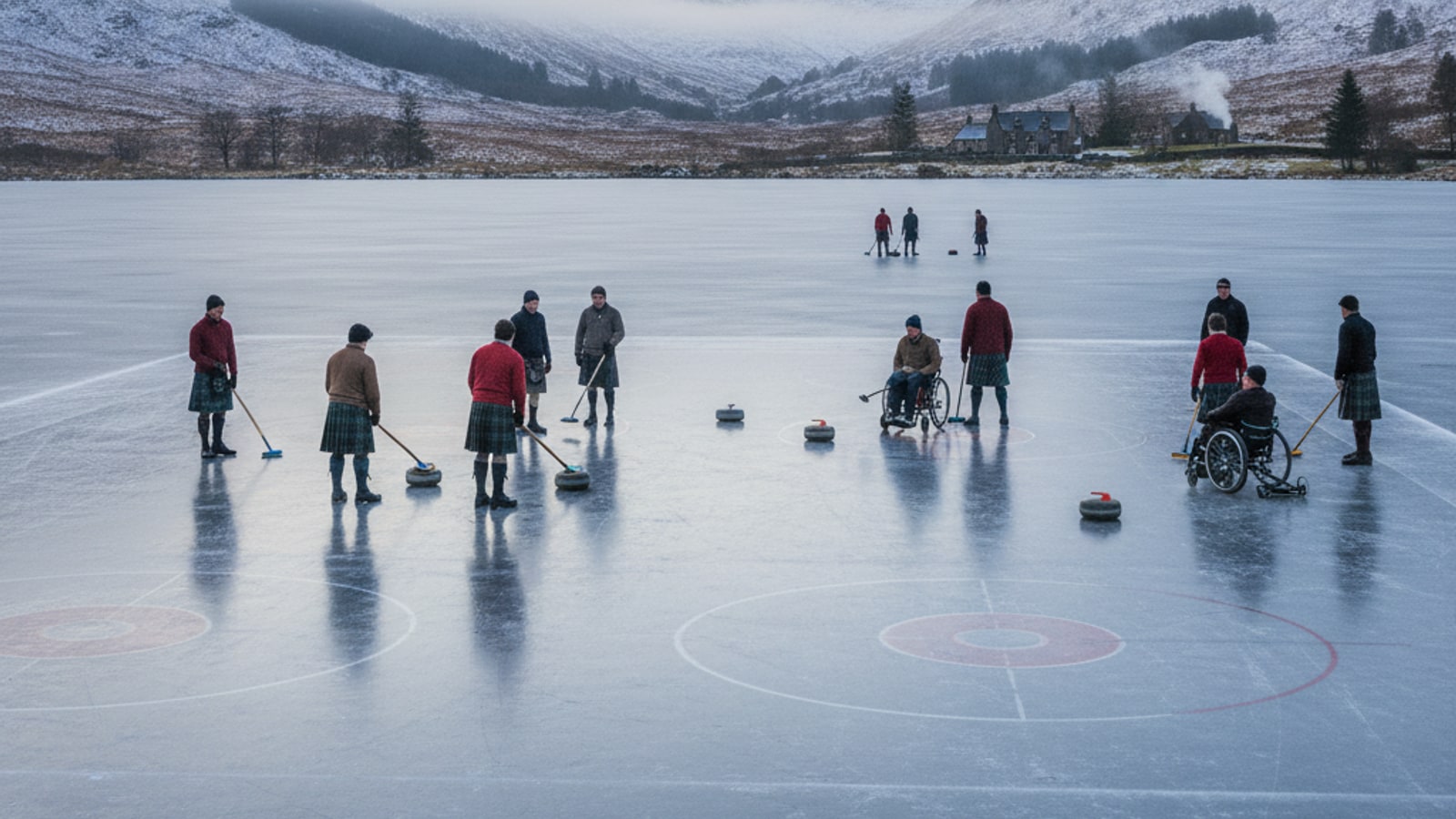 In what country was curling invented?