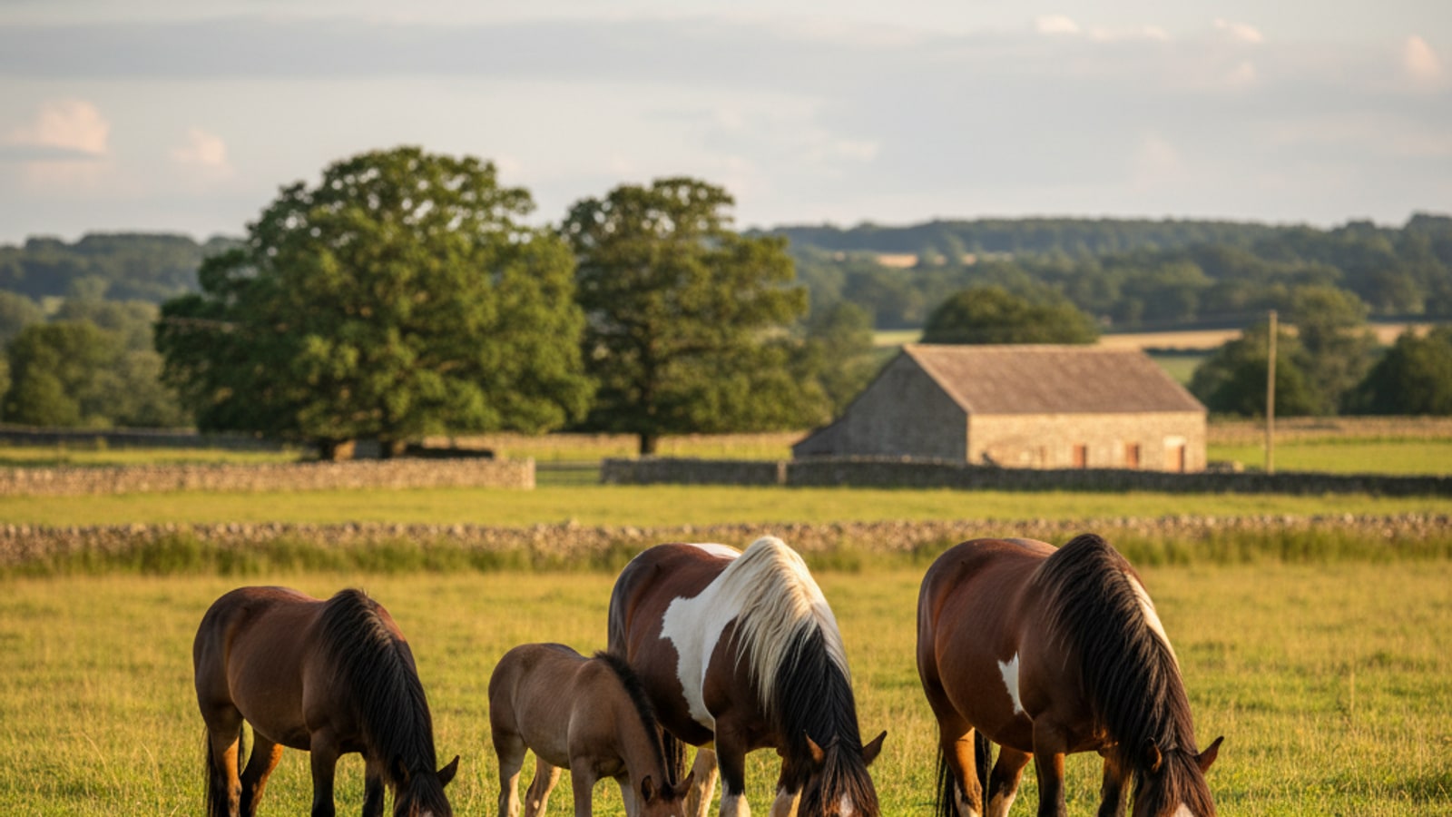 What is the age of maturity for horses?