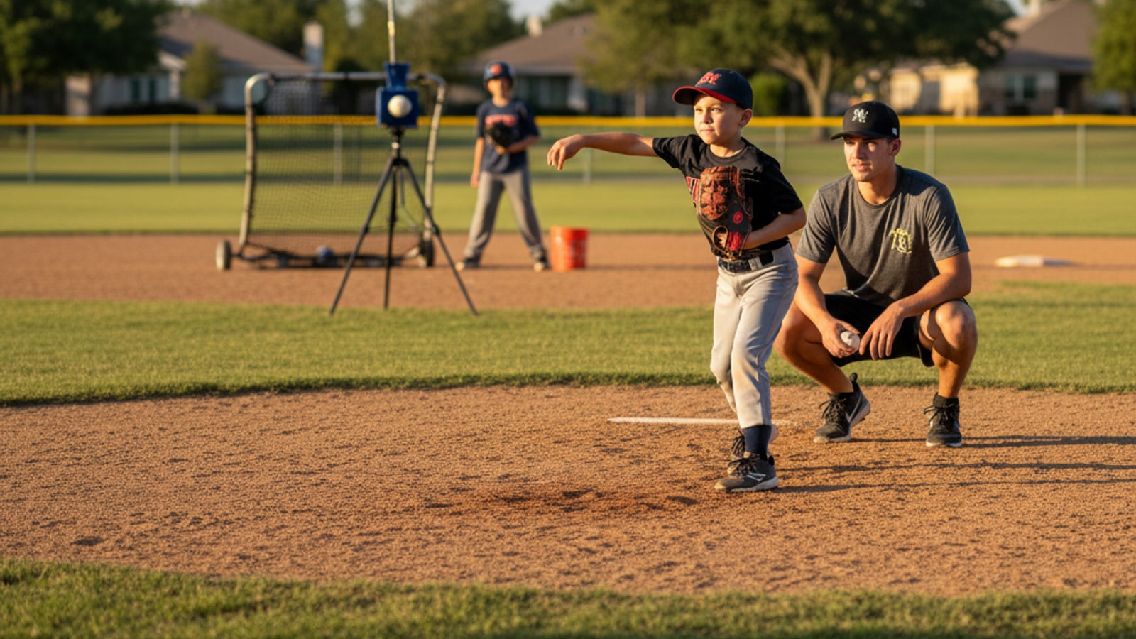 How fast should a 7-year-old pitch?