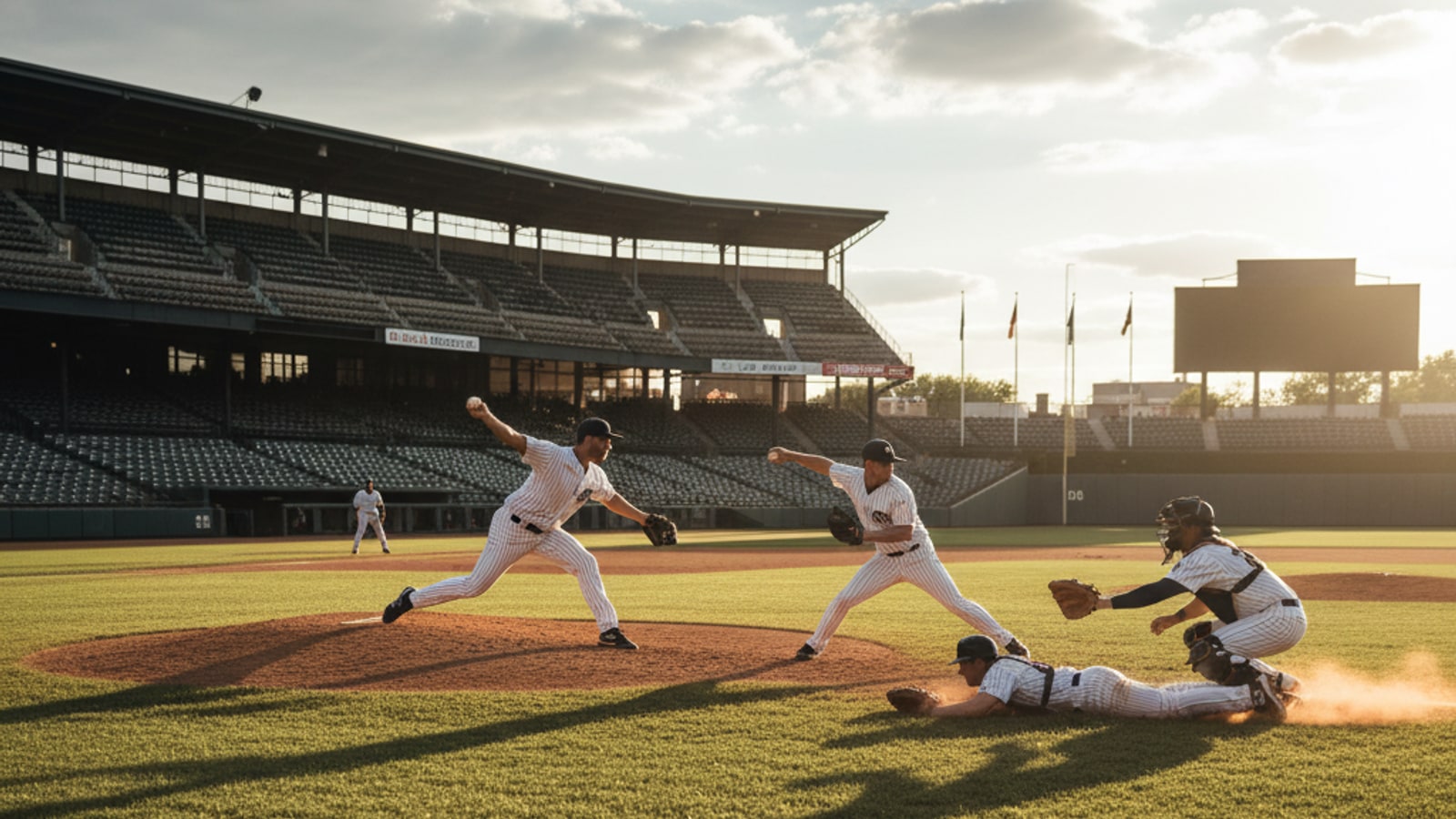 Between what two bases can a person not get into a pickle in baseball?