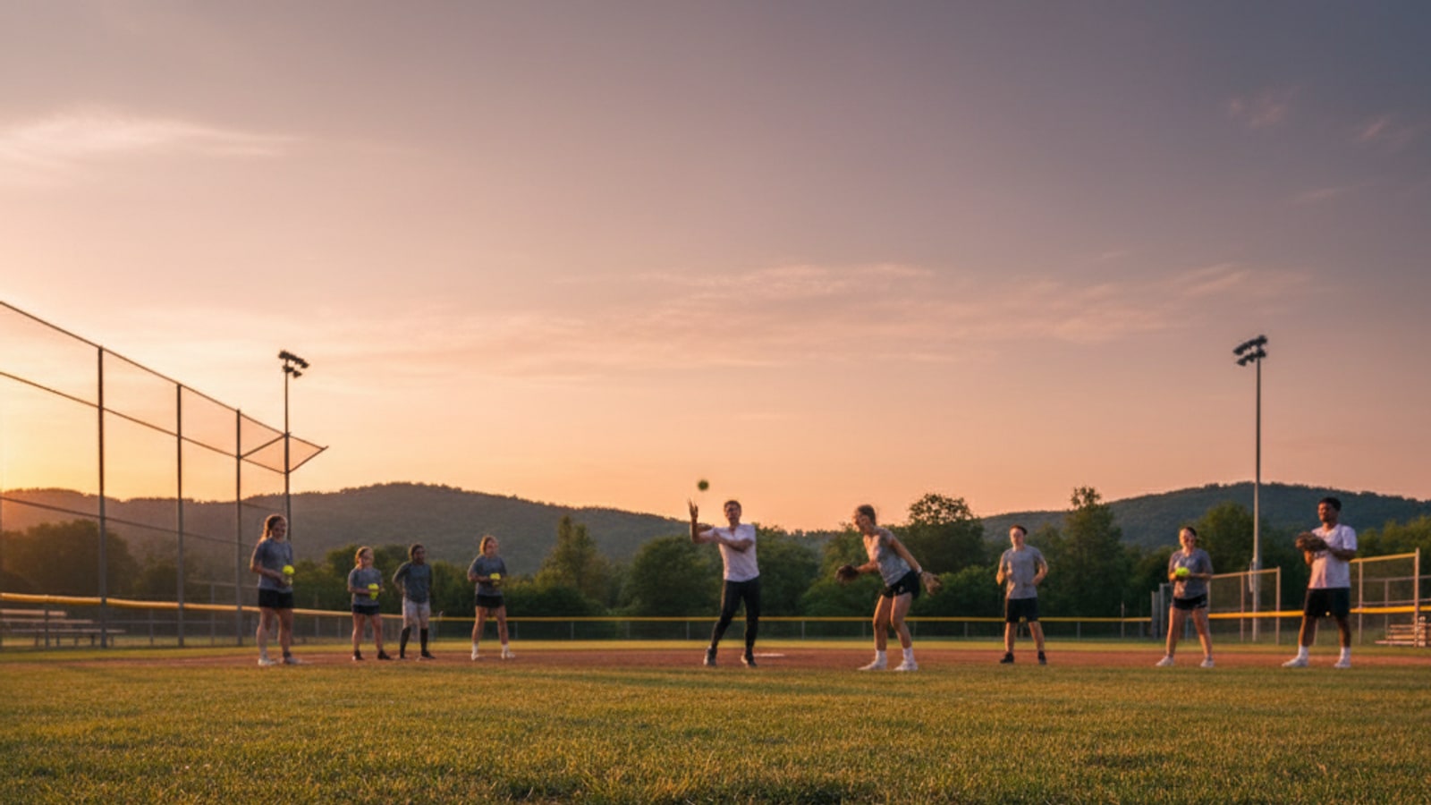 What are some facts and facts about softball?