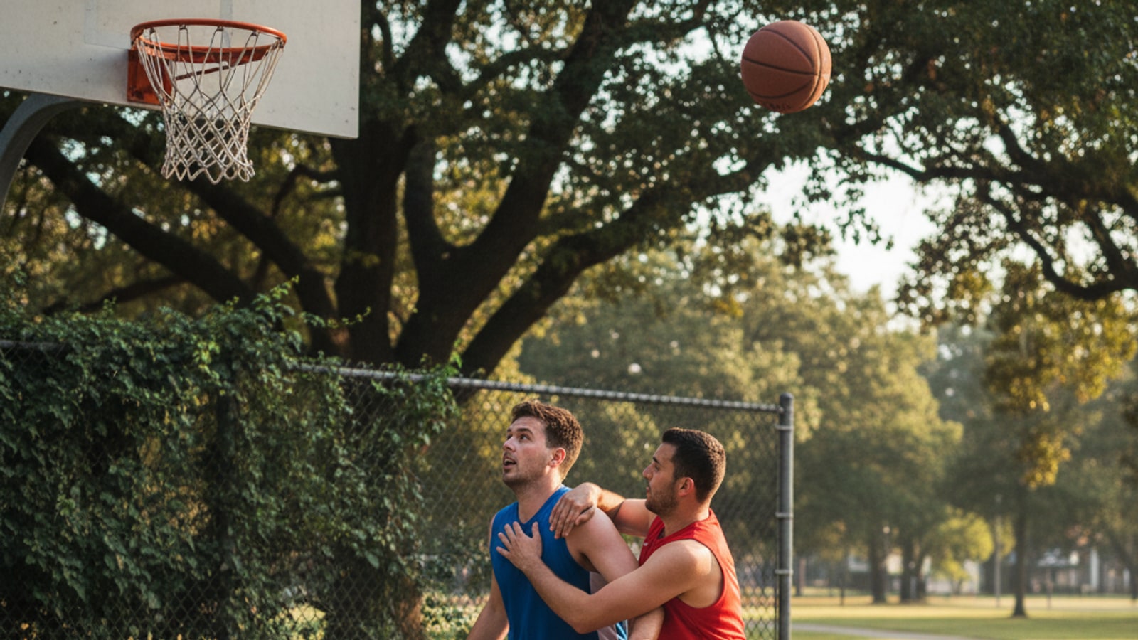 Is shoulder pushing allowed in basketball?