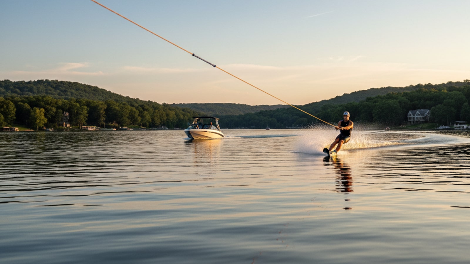 What does "15 off" mean in water skiing?