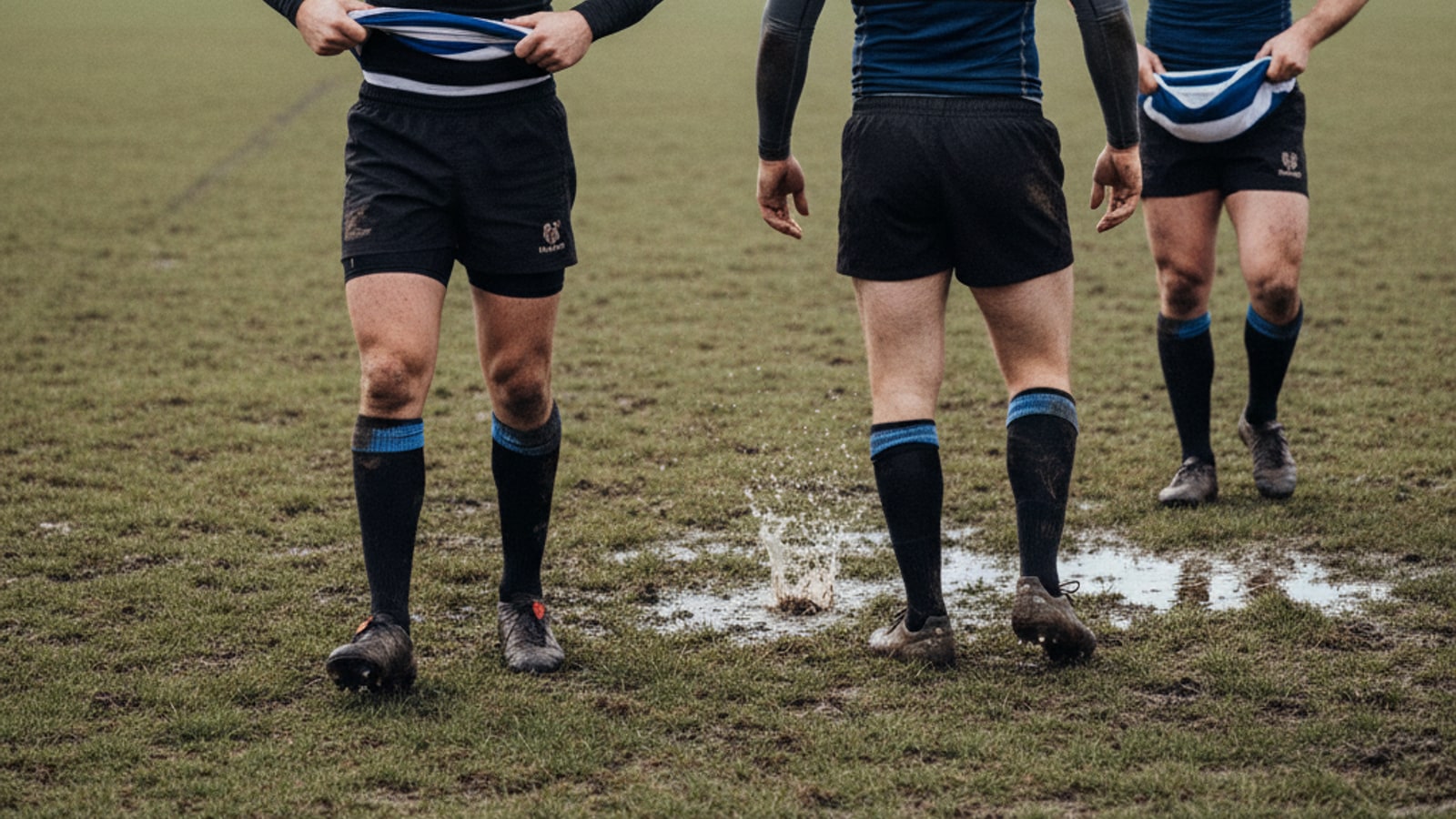 What do rugby players wear under their jerseys?